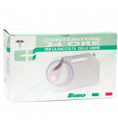 BOTTIGLIA CURABAG QUADRATA 24H PER RACCOLTA URINE - Farmavicinoate