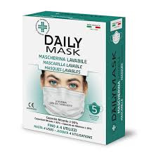 DAILY MASK MASCHERINA LAVABILE ADULTI 5 PEZZI - Farmavicinoate