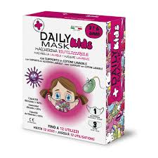  Daily Mask Kids MASCHERINA RIUTILIZZABILE con supporto in cotone lavabile - Farmavicinoate