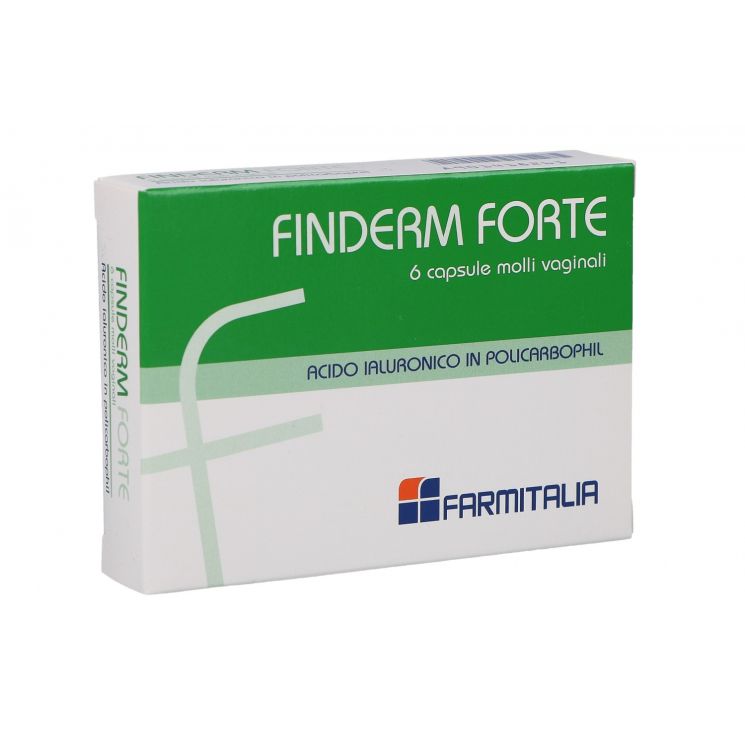 FINDERM FORTE CAPSULE MOLLI VAGINALI CONFEZIONE DA 6 PEZZI - Farmavicinoate