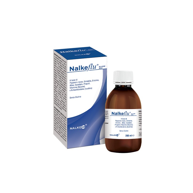 NALKEFLU SOLUZIONE ORALE 200 ML + 1  BUSTINA DA 2,5 G - Farmavicinoate