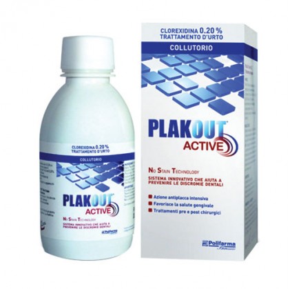 EMOFORM PLAK OUT ACTIVE CLOREXIDINA 0,20% COLLUTORIO 200 ML - Farmavicinoate