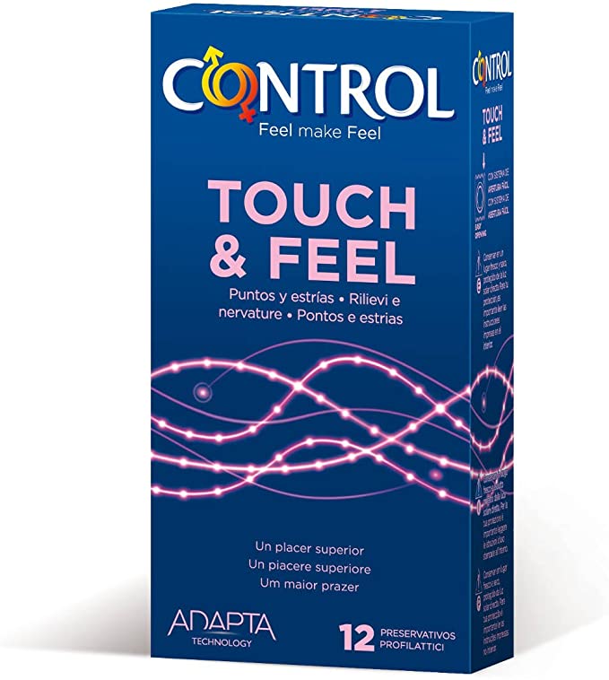 PROFILATTICO CONTROL 2IN1 TOUCH&FEEL+LUBE 3 PEZZI - Farmavicinoate