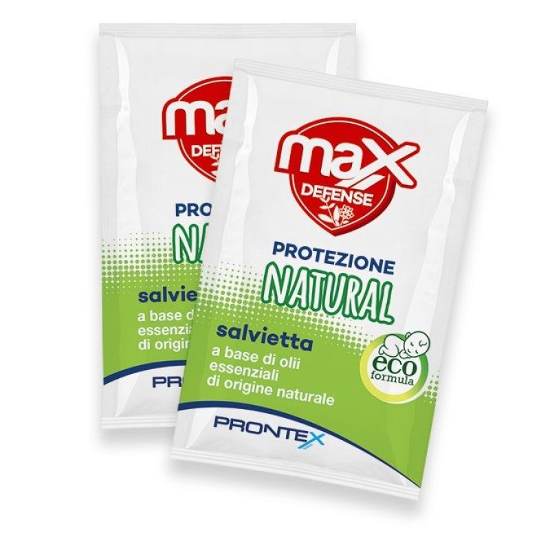 PRONTEX MAX DEFENSE SALVIETTINE NATURAL 6 PEZZI - Farmavicinoate
