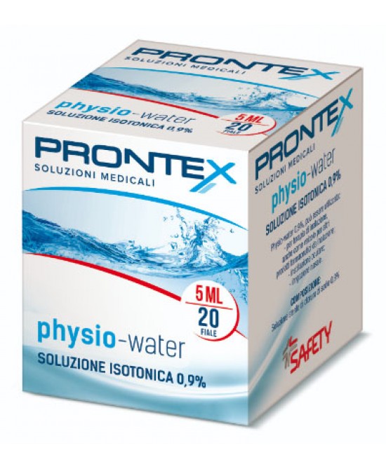 SOLUZIONE FISIOLOGICA PRONTEX PHYSIO ISOTONIC 20 FIALE DA 5 ML - Farmavicinoate