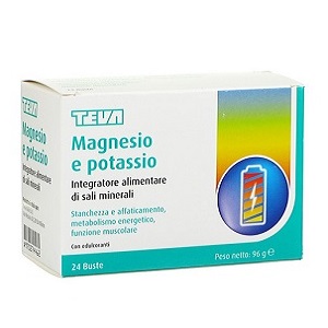 MAGNESIO POTASSIO PLUS TEVA 24 BUSTINE SENZA ZUCCHERI AROMA AGRUMI - Farmavicinoate