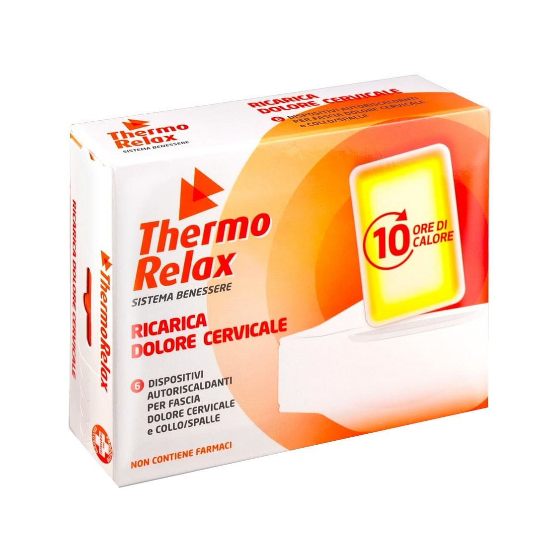 THERMORELAX RICARICA PER FASCIA DOLORE CERVICALE 6 DISPOSITIVI AUTORISCALDANTI - Farmavicinoate