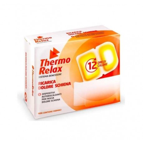 THERMORELAX RICARICA PER FASCIA DOLORE LOMBARE 6 DISPOSITIVI AUTORISCALDANTI - Farmavicinoate
