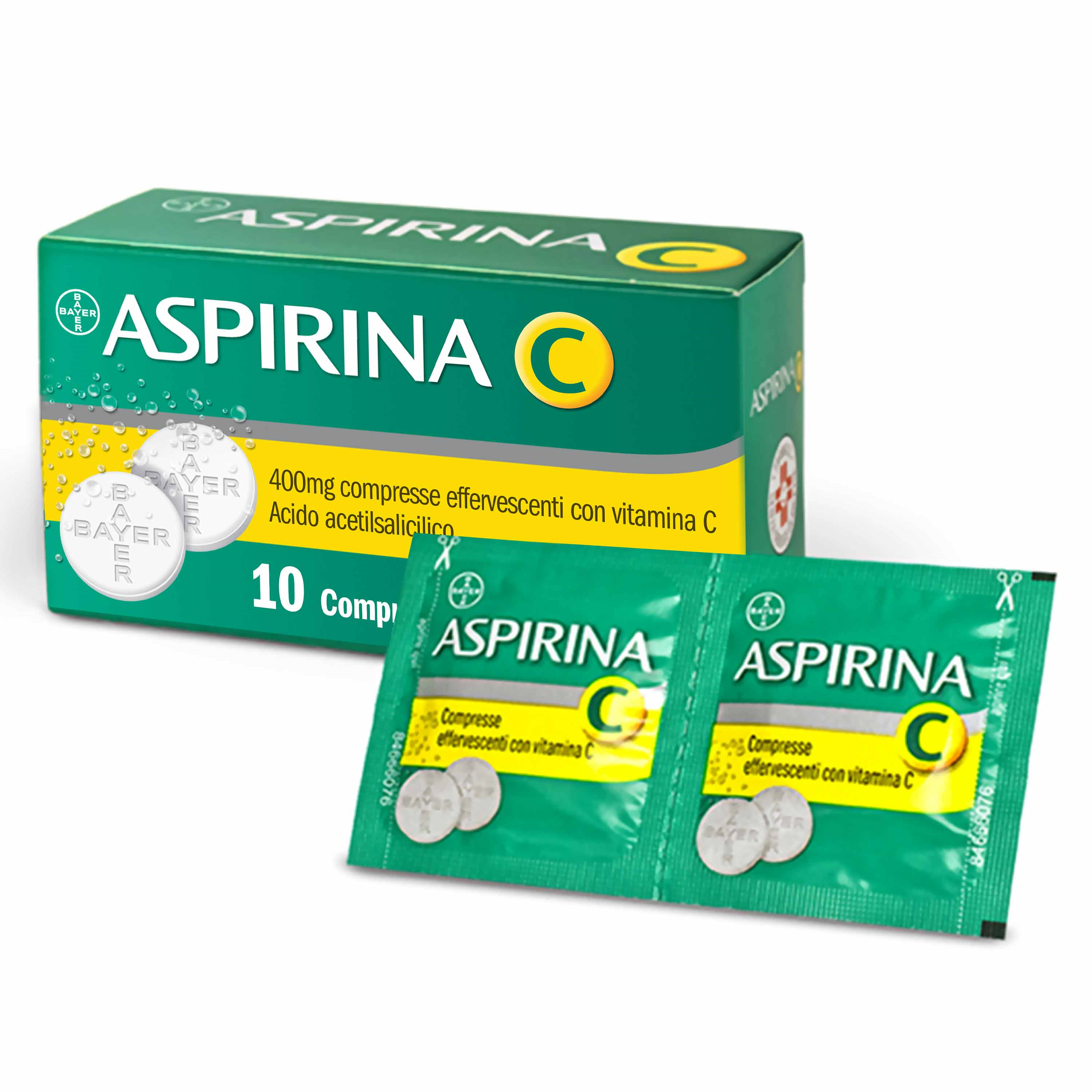 ASPIRINA C*10CPR EFF 400+240MG - Farmavicinoate