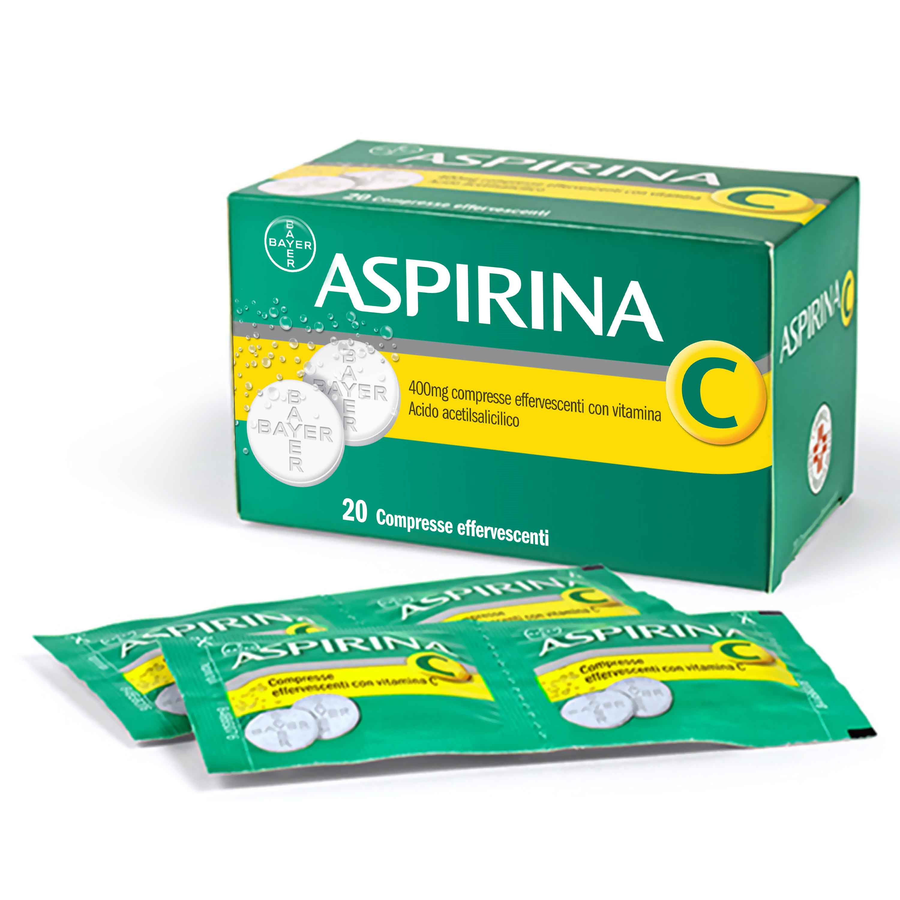 ASPIRINA C*20CPR EFF 400+240MG - Farmavicinoate