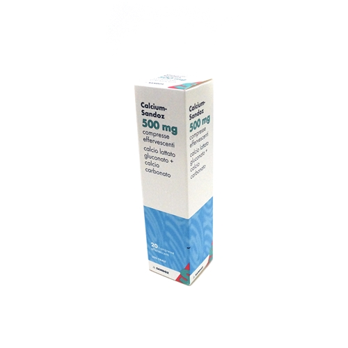 CALCIUM SANDOZ*20CPR EFF 500MG - Farmavicinoate