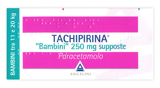 TACHIPIRINA*BB 10SUPP 250MG - Farmavicinoate