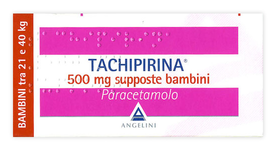 TACHIPIRINA*BB 10SUPP 500MG - Farmavicinoate