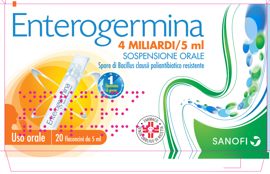 ENTEROGERMINA*OS 20FL 4MLD 5ML - Farmavicinoate