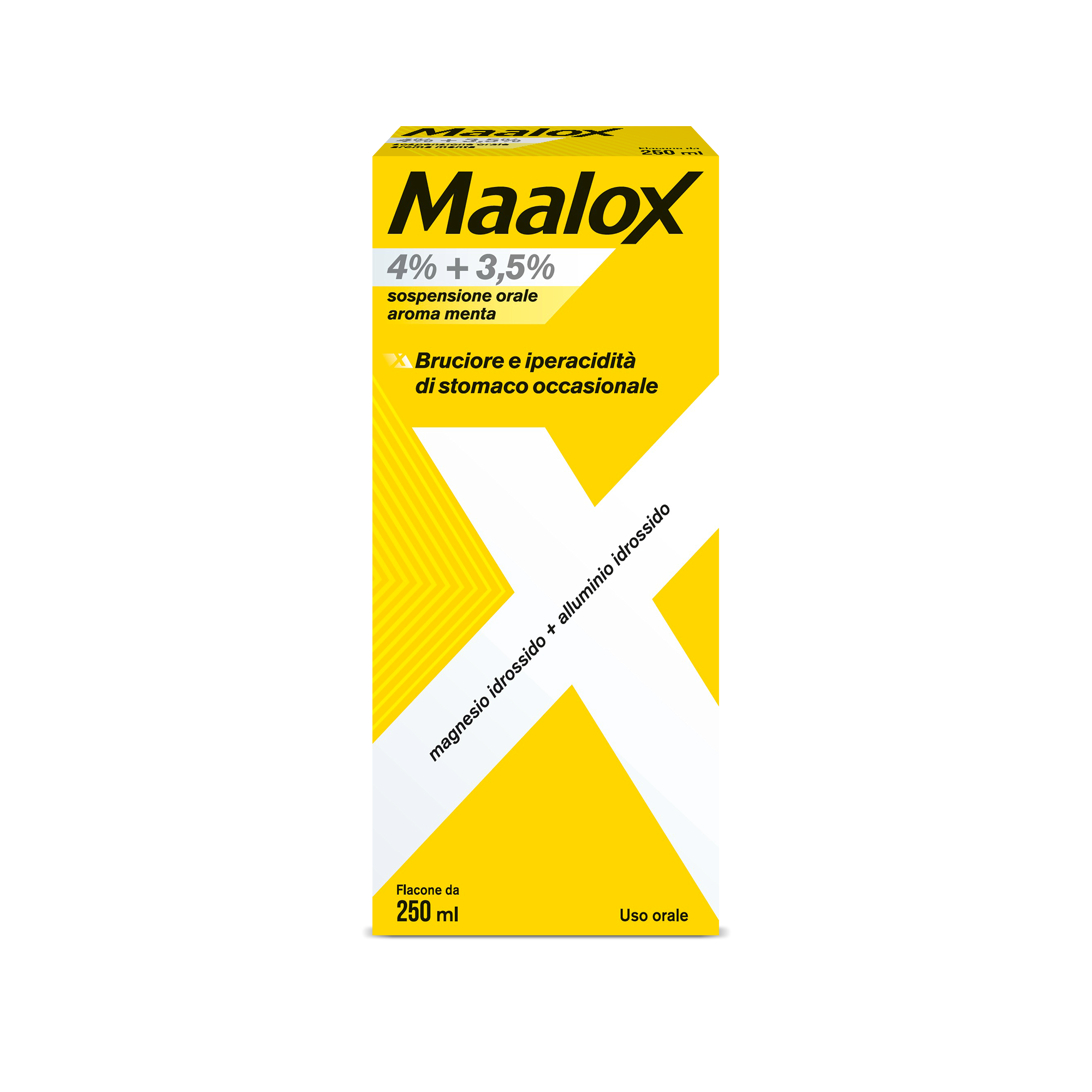 MAALOX*OS SOSP 250ML 4+3,5% ME - Farmavicinoate