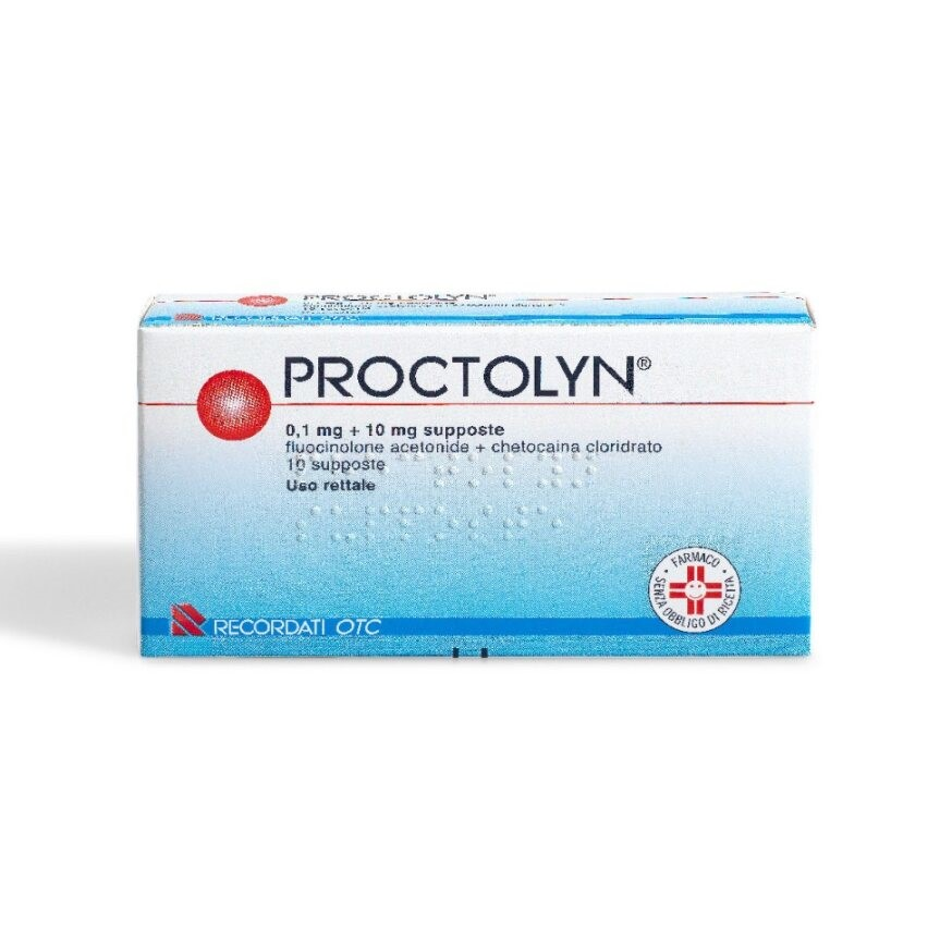 PROCTOLYN*10SUPP 0,1MG+10MG - Farmavicinoate