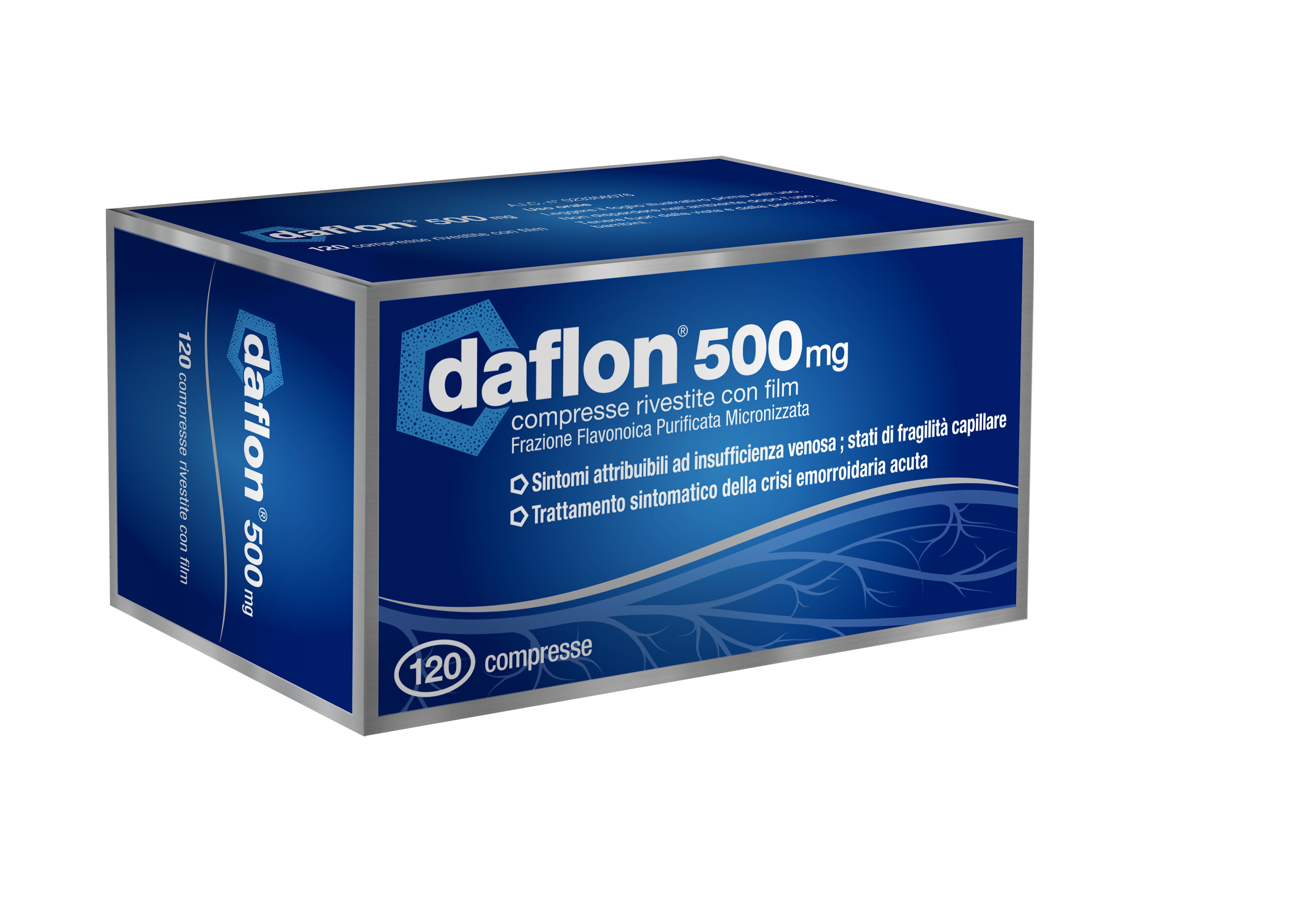 DAFLON*120CPR RIV 500MG - Farmavicinoate