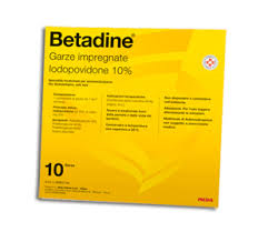 BETADINE*10GARZE IMPREGN 10x10 - Farmavicinoate