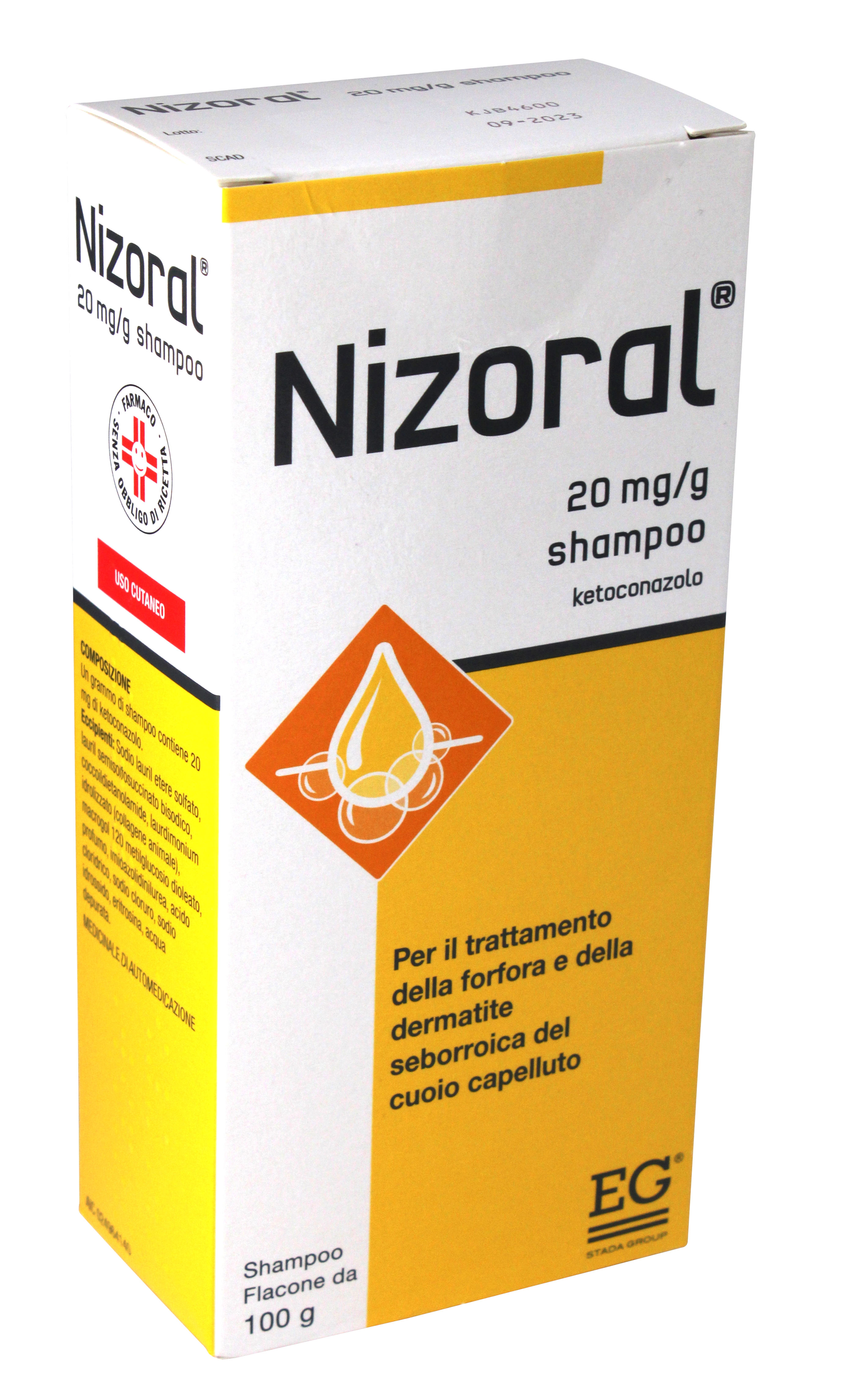 NIZORAL*SHAMPOO FL 100G 20MG/G - Farmavicinoate