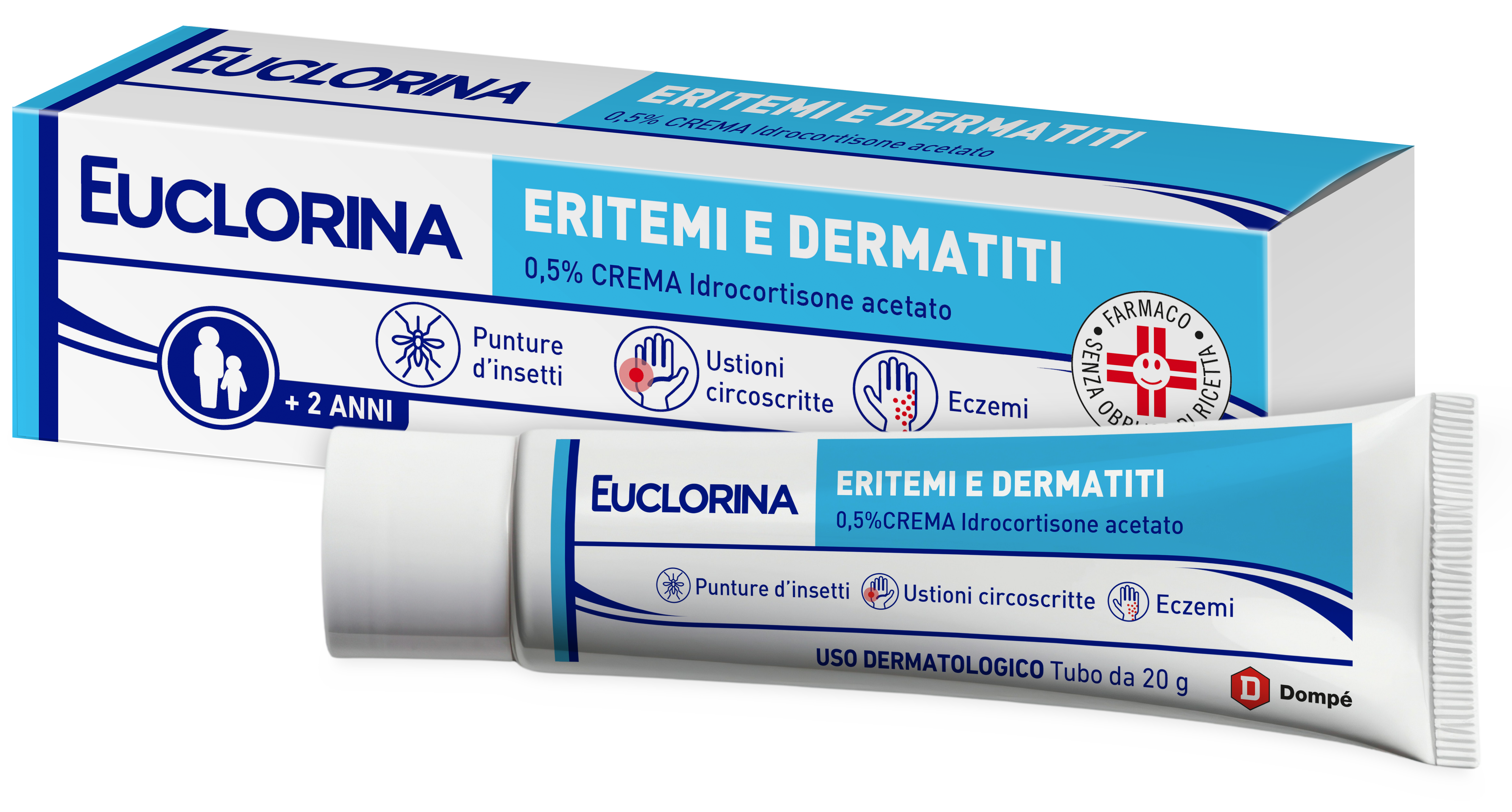 EUCLORINA ERITEMI*CR 20G 0,5% - Farmavicinoate
