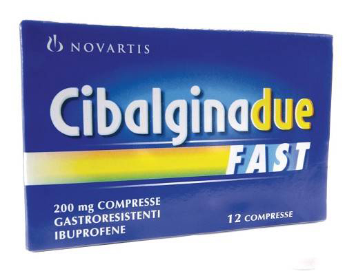 CIBALGINA DUE FAST*12CPR 200MG - Farmavicinoate