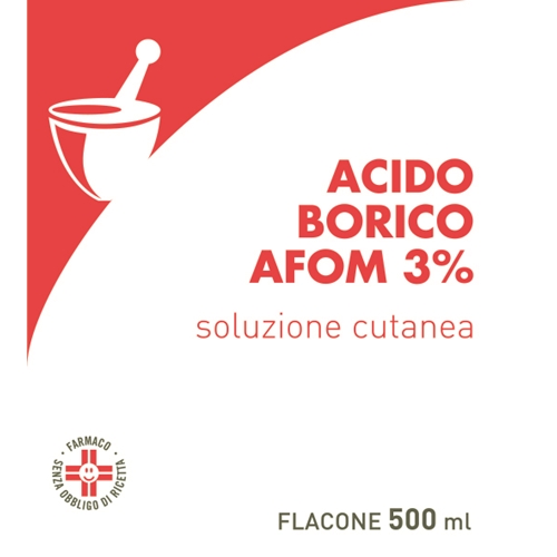 ACIDO BORICO AFOM*3% 500ML - Farmavicinoate