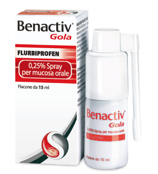 BENACTIV GOLA*SPRAY 15ML 0,25% - Farmavicinoate