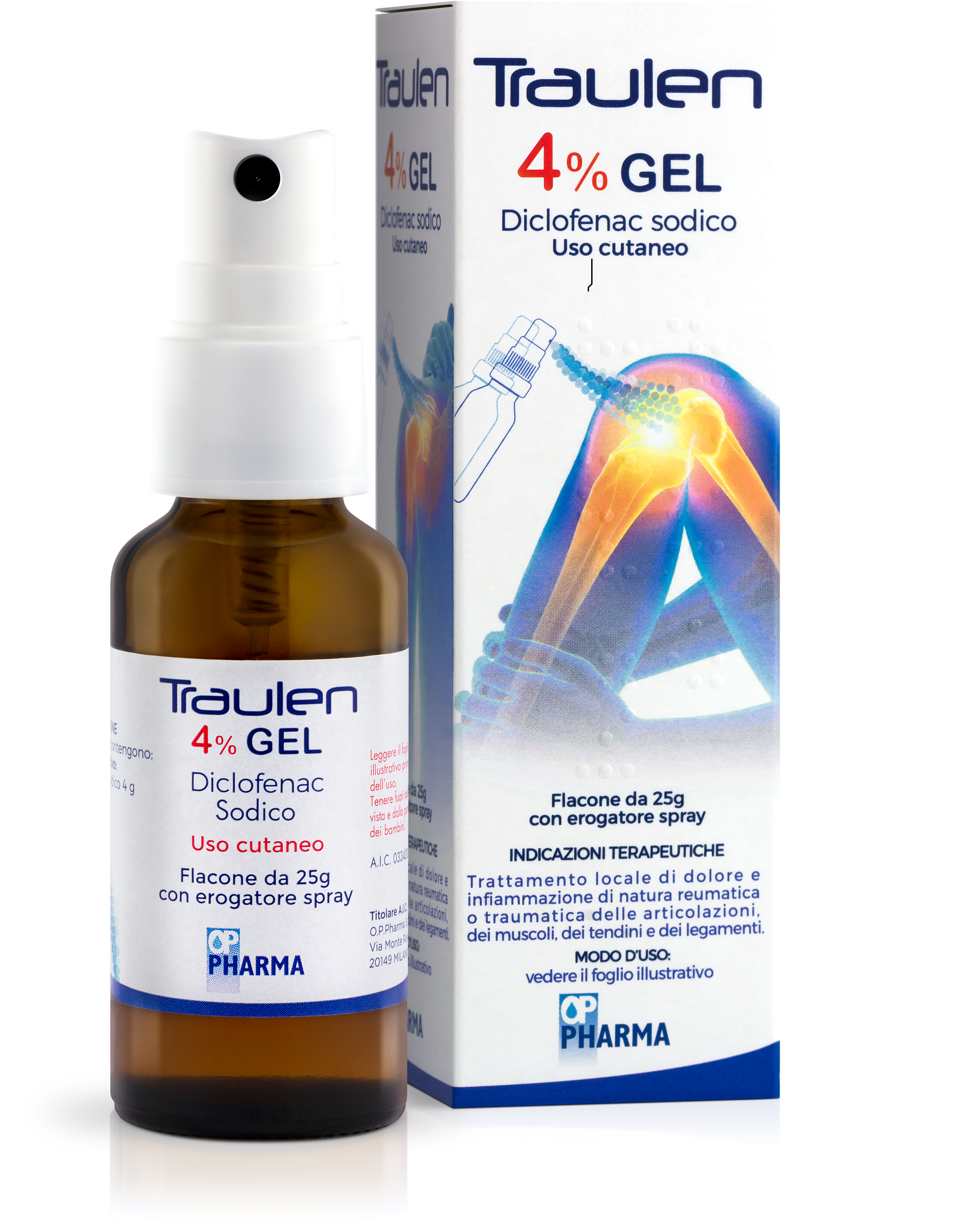 TRAULEN*GEL 4% FL 25G C/EROG - Farmavicinoate