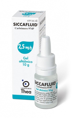 SICCAFLUID*GEL OFT 10G 2,5MG/G - Farmavicinoate