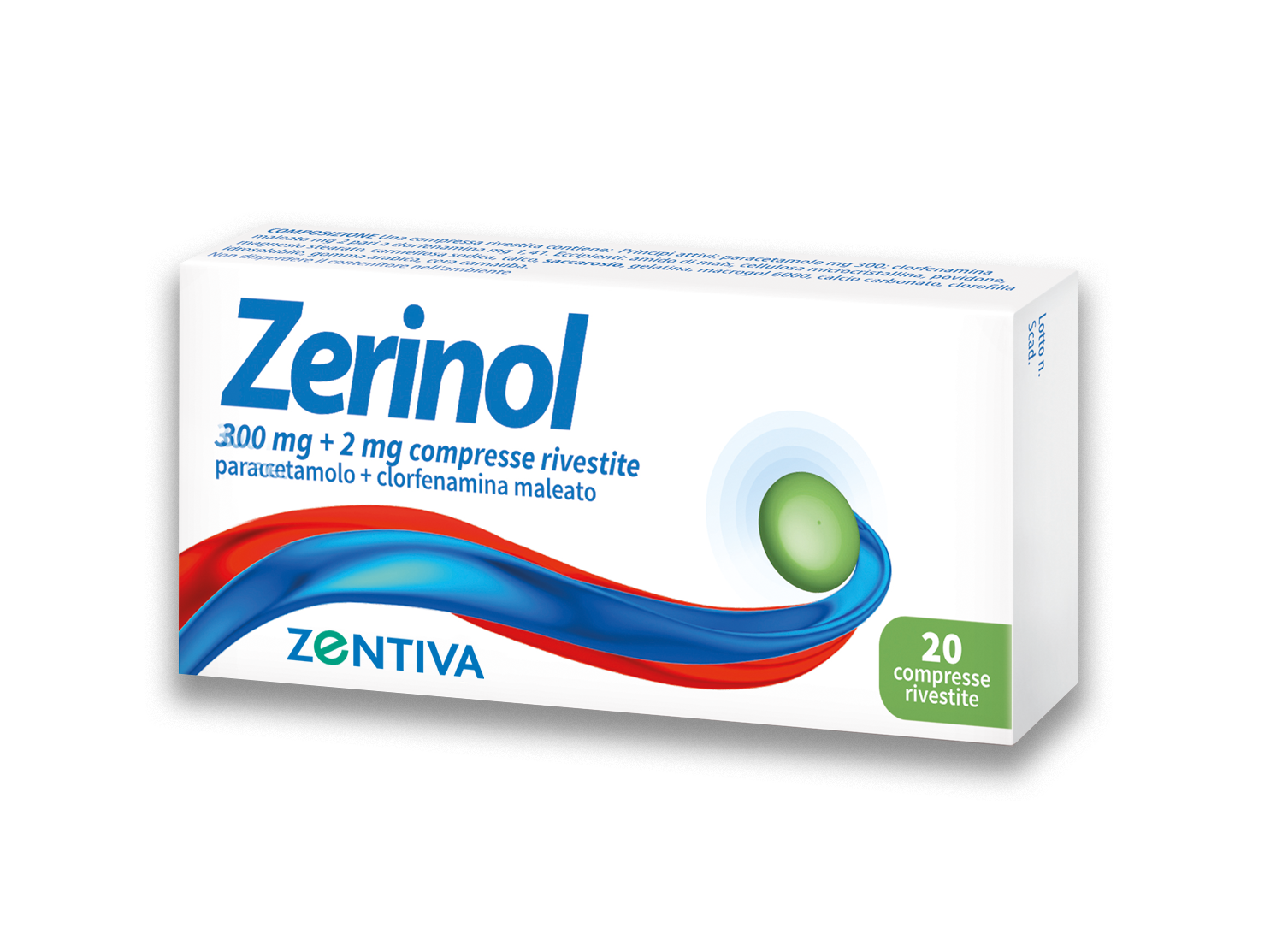 ZERINOL*20CPR RIV 300MG+2MG - Farmavicinoate