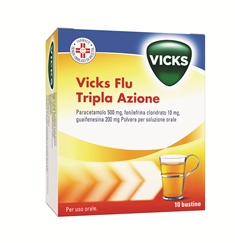 VICKS FLU TRIPLA A*OS 10BUST - Farmavicinoate