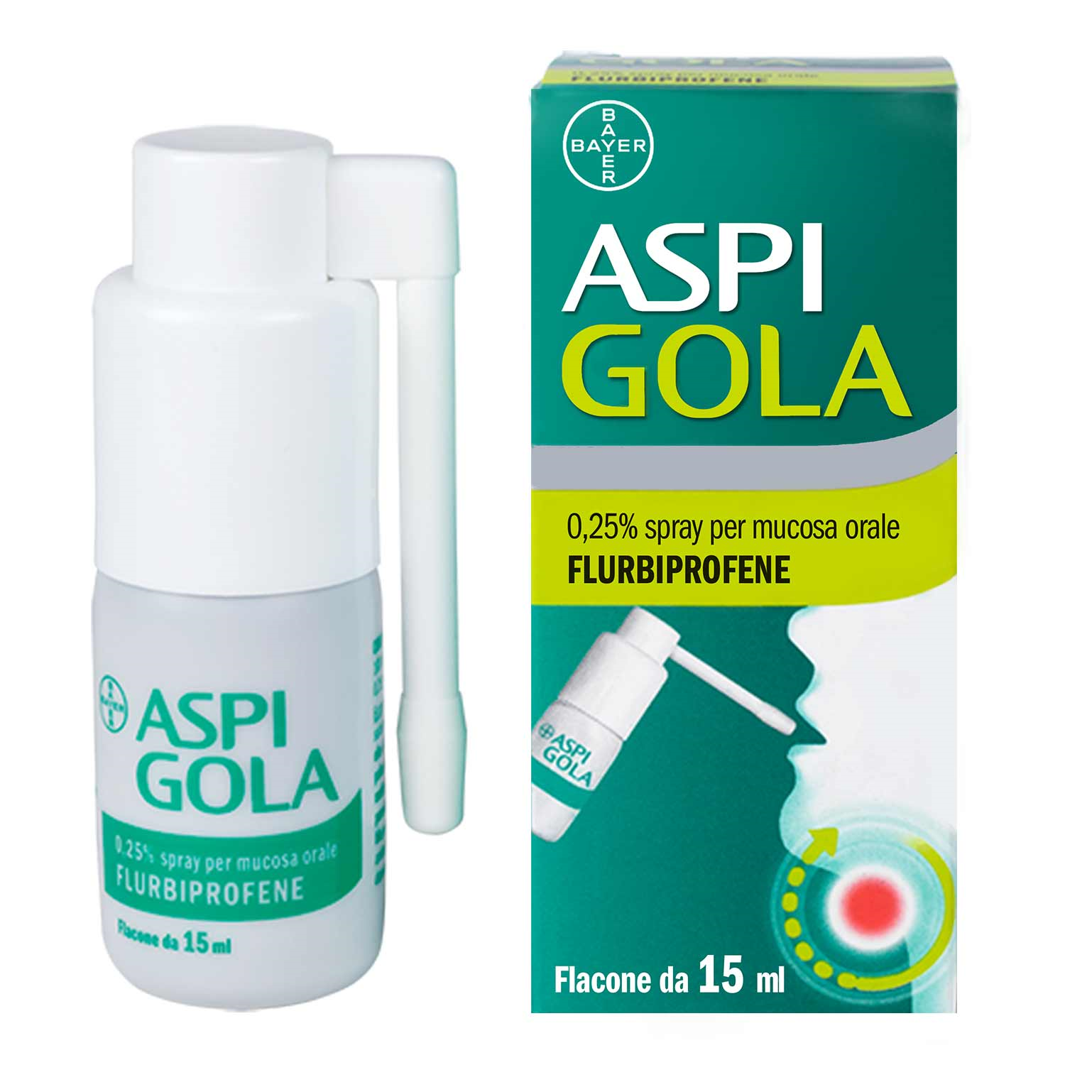 ASPI GOLA*OS SPRAY 15ML 0,25% - Farmavicinoate