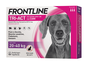 FRONTLINE TRI-ACT*3PIP 20-40KG - Farmavicinoate