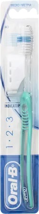 ORALB 123 INDICATOR SPAZZOLINO MANUALE SETOLE 40 MEDIE - Farmavicinoate