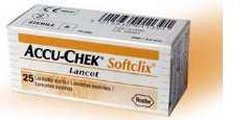 LANCETTE PUNGIDITO ACCU-CHEK SOFTCLIX 25 PEZZI - Farmavicinoate