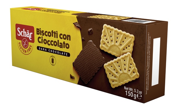 SCHAR BISCOTTO CON CIOCCOLATO DARK CHOCOLATE 150 G - Farmavicinoate