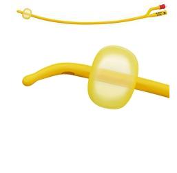 CATETERE FOLEY A MEDIA PERMANENZA  RUSCH GOLD PLUS A 2 VIE IN SILKOLATEX LATTICE-SILICONE PER ADULTO CH16 LUNGHEZZA 40 CM PUNTA CILINDRICA A 2 FORI PALLONCINO 5-15 ML 1 PEZZO - Farmavicinoate
