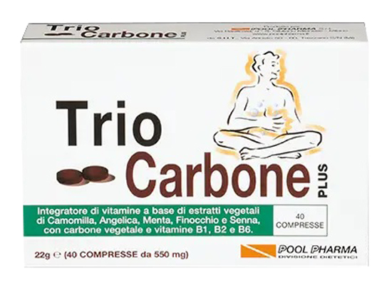 TRIOCARBONE PLUS 40 COMPRESSE - Farmavicinoate