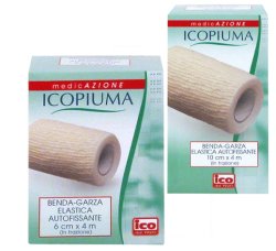 ICOPIUMA BENDA GARZA ELASTICA AUTOFISSANTE CM10X4MT 1 PEZZO - Farmavicinoate
