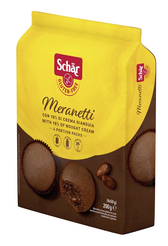 SCHAR MERANETTI CON CREMA GIANDUIA 4 PEZZI DA 50 G - Farmavicinoate