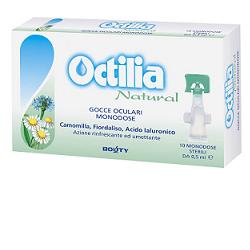 OCTILIA NATURAL GOCCE OCCHI IRRITATI E ARROSSATI 10 FLACONCINI MONODOSE 0,5 ML - Farmavicinoate