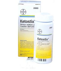 STRISCE MISURAZIONE CHETONURIA KETOSTIX 50 PEZZI - Farmavicinoate