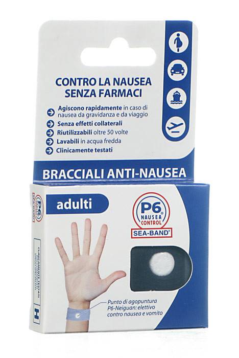 BRACCIALE ANTI NAUSEA PER ADULTI P6 NAUSEA CONTROL 2 PEZZI - Farmavicinoate