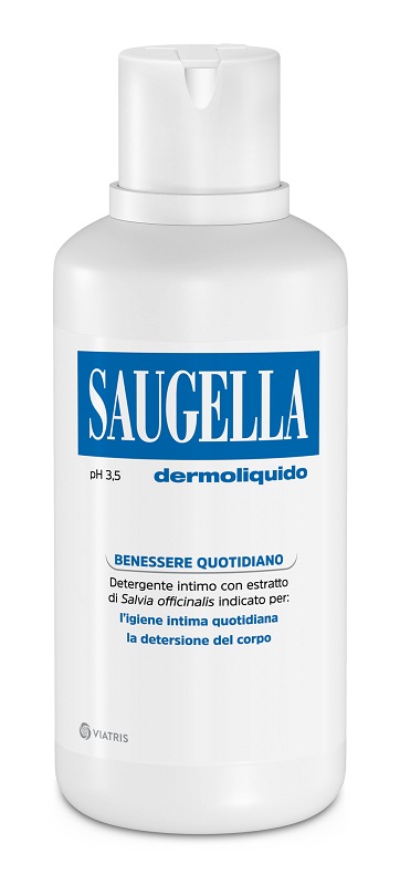 SAUGELLA DERMOLIQUIDO PH 3,5 DETERGENTE INTIMO BENESSERE QUOTIDIANO 500 ML - Farmavicinoate