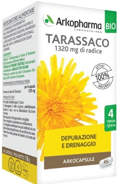 ARKO CAPSULE TARASSACO BIO 45 CAPSULE - Farmavicinoate