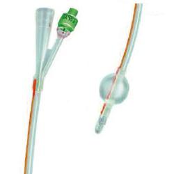 CATETERE FOLEY IN SILICONE TRASPARENTE A 2 VIE CON PALLONCINO 5-10ML DIAMETRO CH20 6,66MM LUNGHEZZA 40CM - Farmavicinoate
