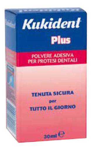 KUKIDENT PLUS POLVERE ADESIVA PER PROTESI DENTARIE 30 G - Farmavicinoate