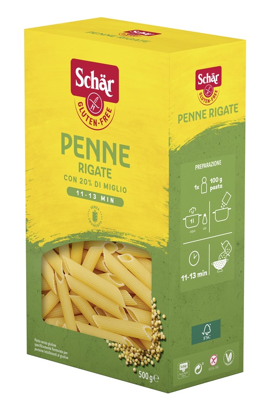 SCHAR PENNE RIGATE 500 G - Farmavicinoate