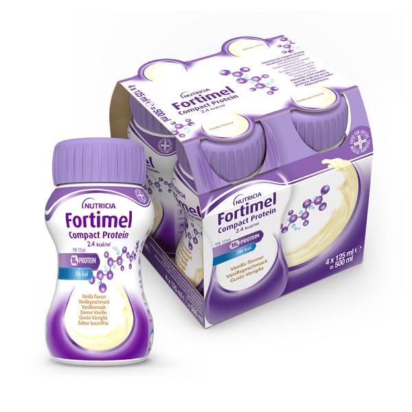 FORTIMEL COMPACT PROTEIN VANIGLIA 4 BOTTIGLIE DA 125 ML - Farmavicinoate