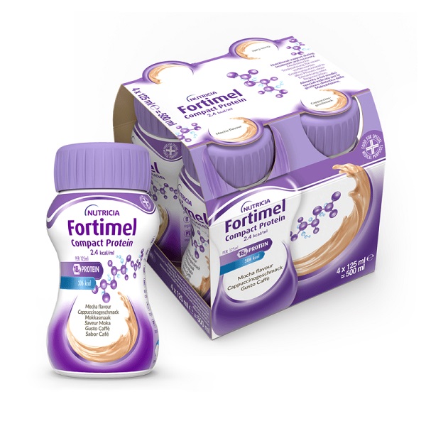 FORTIMEL COMPACT PROTEIN CAFFE' 4 BOTTIGLIE DA 125 ML - Farmavicinoate